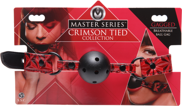 Crimson Tied Breathable Ball Gag