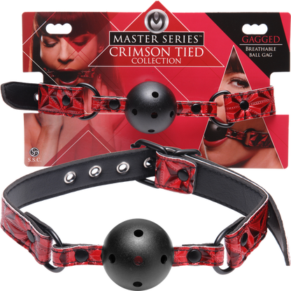 Crimson Tied Breathable Ball Gag