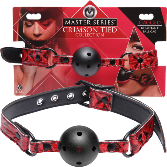 Crimson Tied Breathable Ball Gag