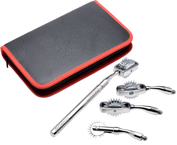 Deluxe Wartenberg Wheel Set With Travel Case