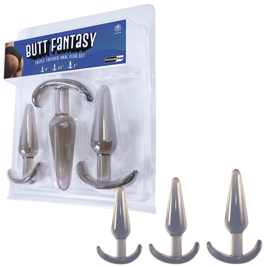 Butt Fantasy - Triple Tapered Anal Plug Set