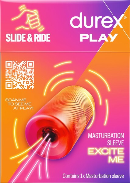 Play Slide &amp; Ride Textured Masturbation Sleeve