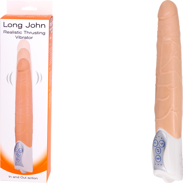 Long John Realistic Thrusting Vibrator