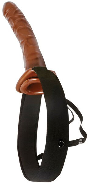 10" Chocolate Dream Hollow Strap-On