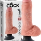 8" Vibrating Cock With Balls