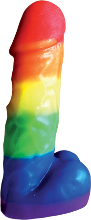 Rainbow Pecker Party Candle