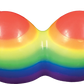 Rainbow Jumbow Boobie Candle