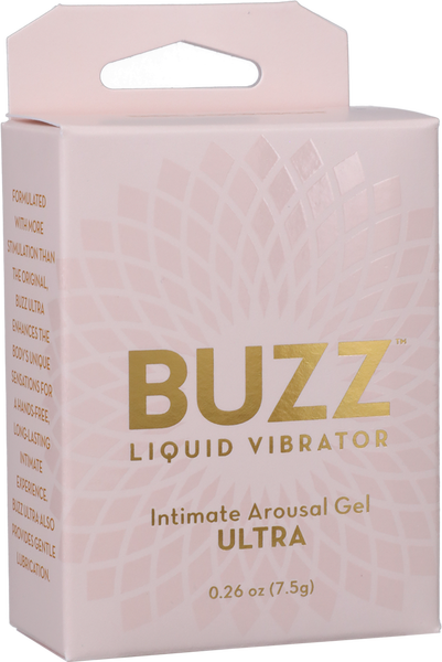 Buzz - Ultra Liquid Vibrator - Intimate Arousal Gel - 0.26 Oz. - White, Go