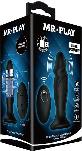 Powerful Vibrating Anal Plug