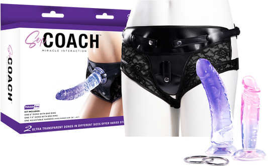 Sex Coach With 6 &amp; 7" Dildo