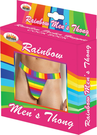 Rainbow Mens Thong