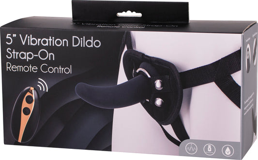 5&quot; Vibrating Dildo Strap-On Remote Control